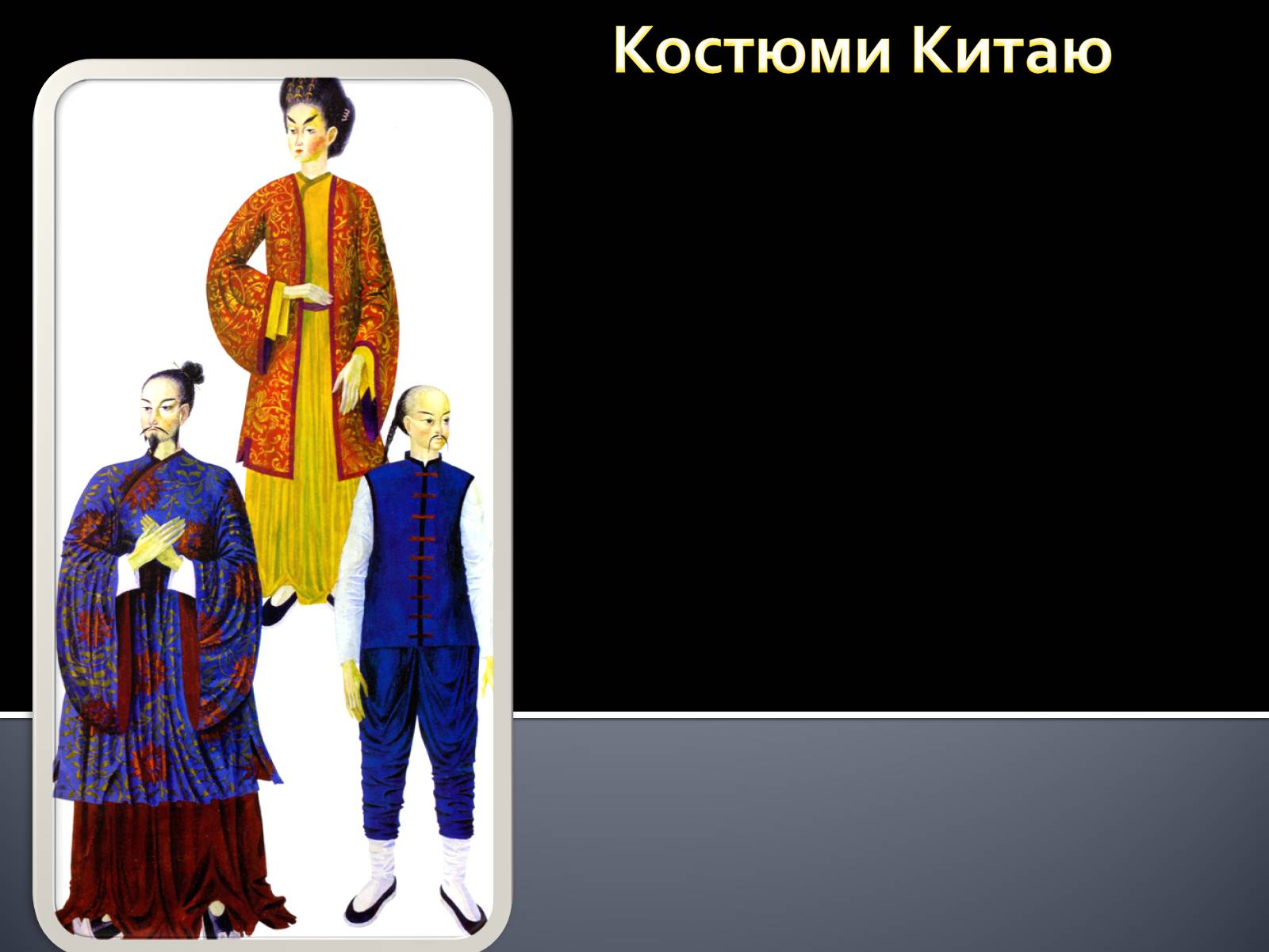 Презентація на тему «Український національний костюм. Костюми народів світу» - Слайд #20