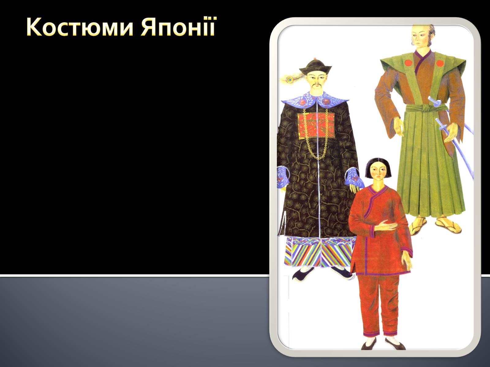 Презентація на тему «Український національний костюм. Костюми народів світу» - Слайд #21