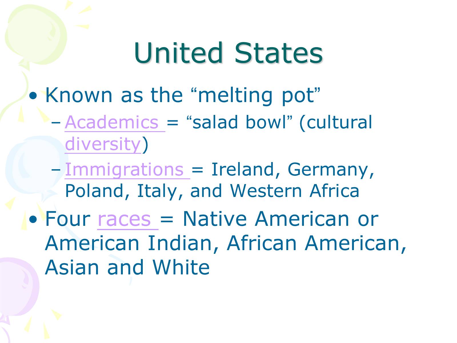 Презентація на тему «The American Culture» - Слайд #3