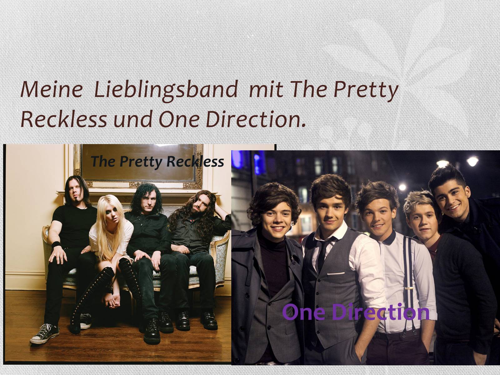 Презентація на тему «Meine Lieblingsband» (варіант 2) - Слайд #2