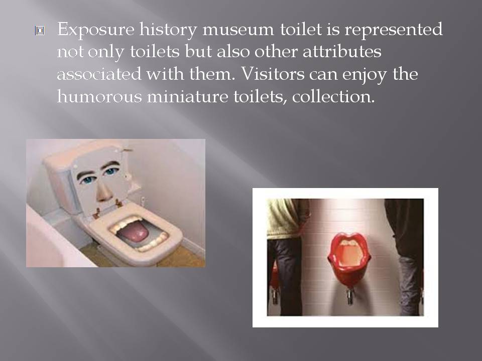 Презентація на тему «Мuseum of the toilets in Kiev» - Слайд #5