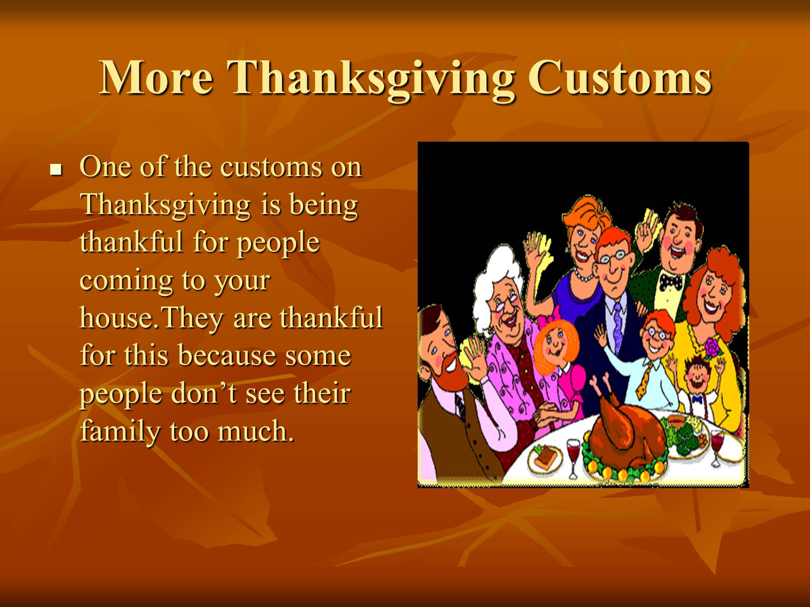 Презентація на тему «Thanksgiving» - Слайд #8