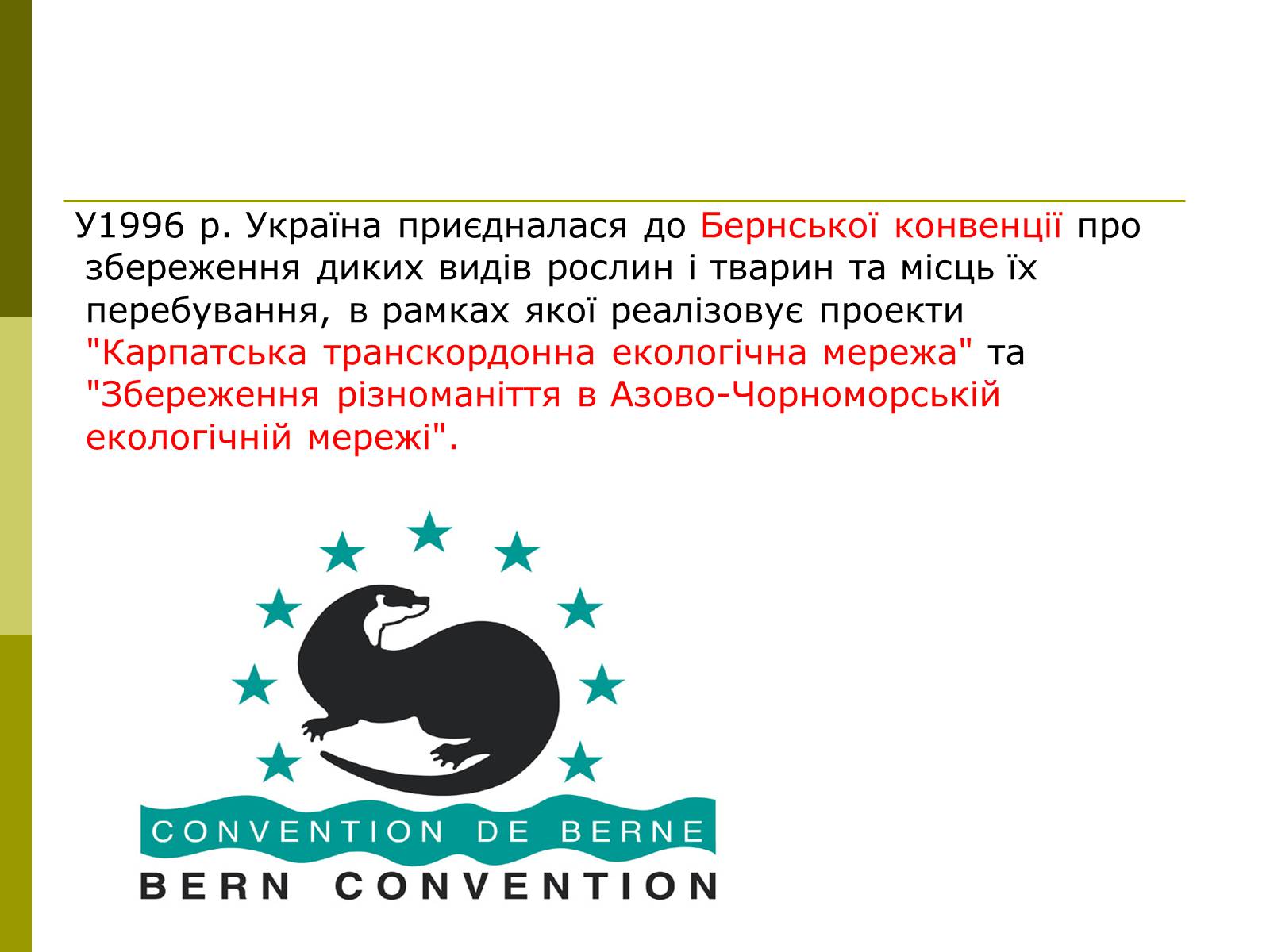 Презентація на тему «Міжнародне співробітництво України в сфері охорони довкілля» - Слайд #8