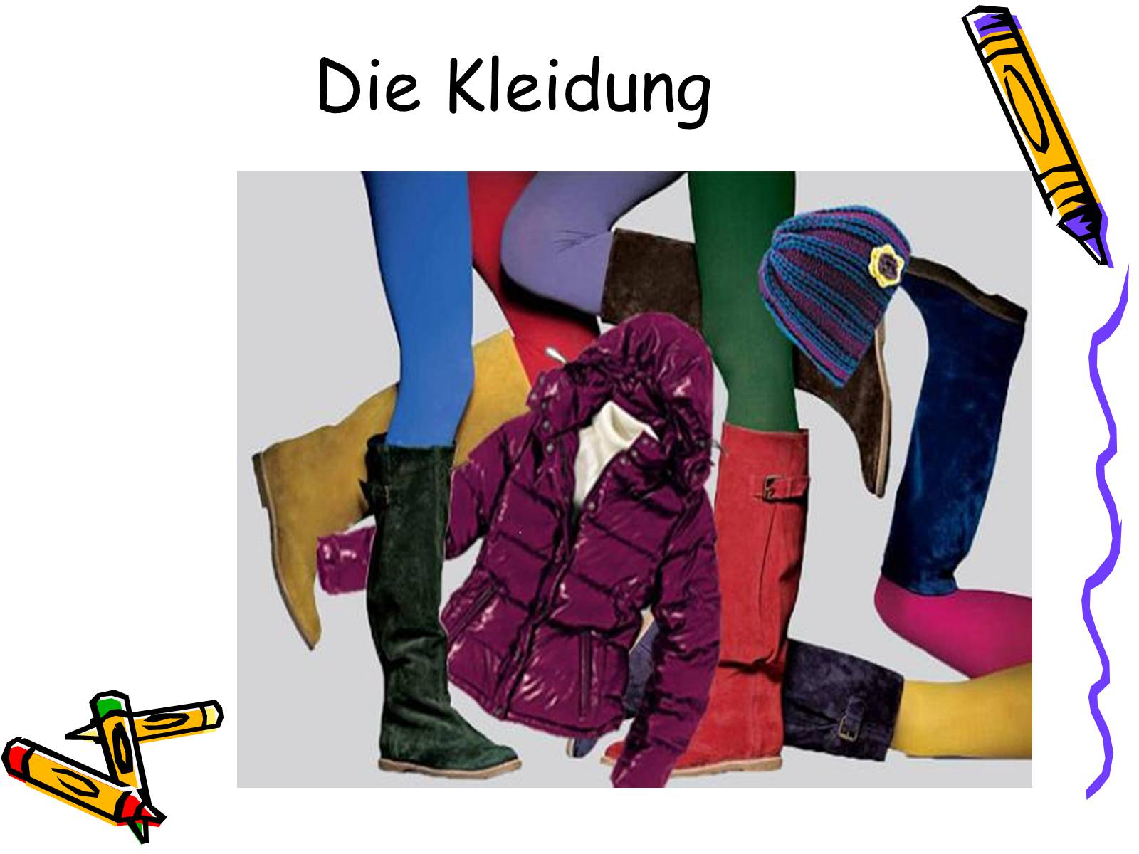Презентація на тему «Die Kleidung» - Слайд #1