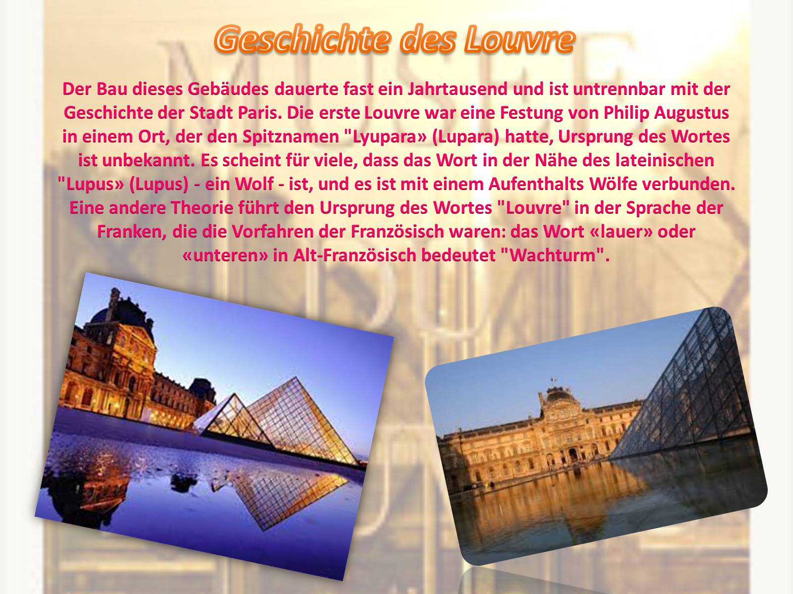 Презентація на тему «Der Louvre in Paris» - Слайд #5
