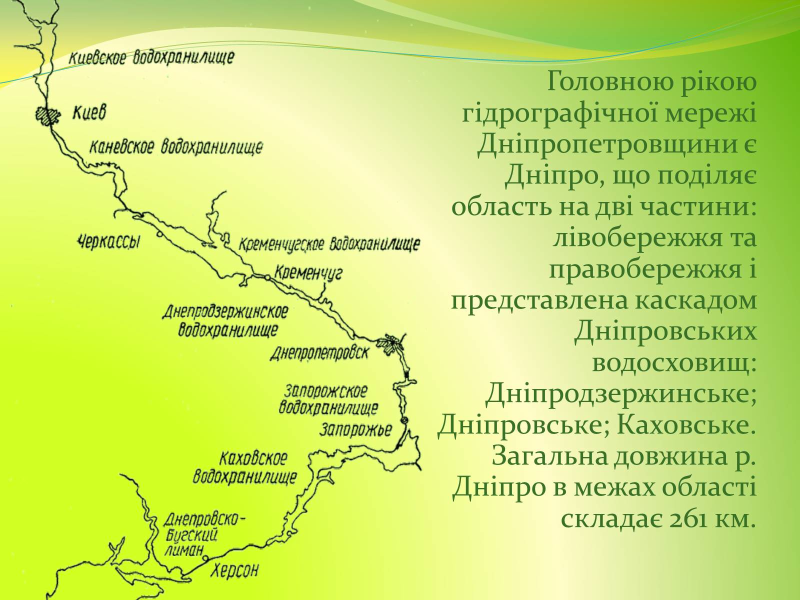 Презентація на тему «Воднi ресурси Дніпропетровщини» - Слайд #3