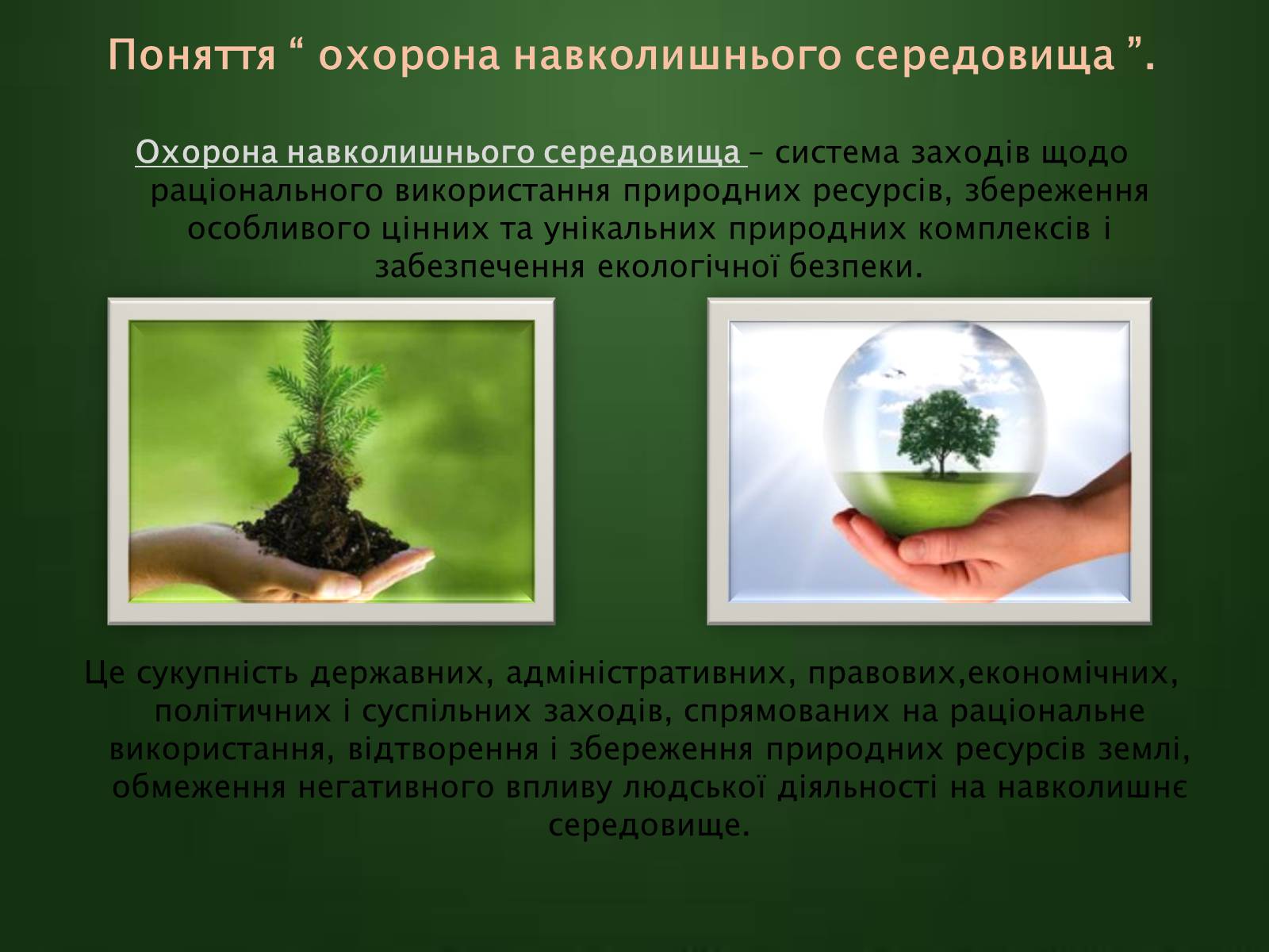 Презентація на тему «Охорона навколишнього середовища» (варіант 1) - Слайд #3