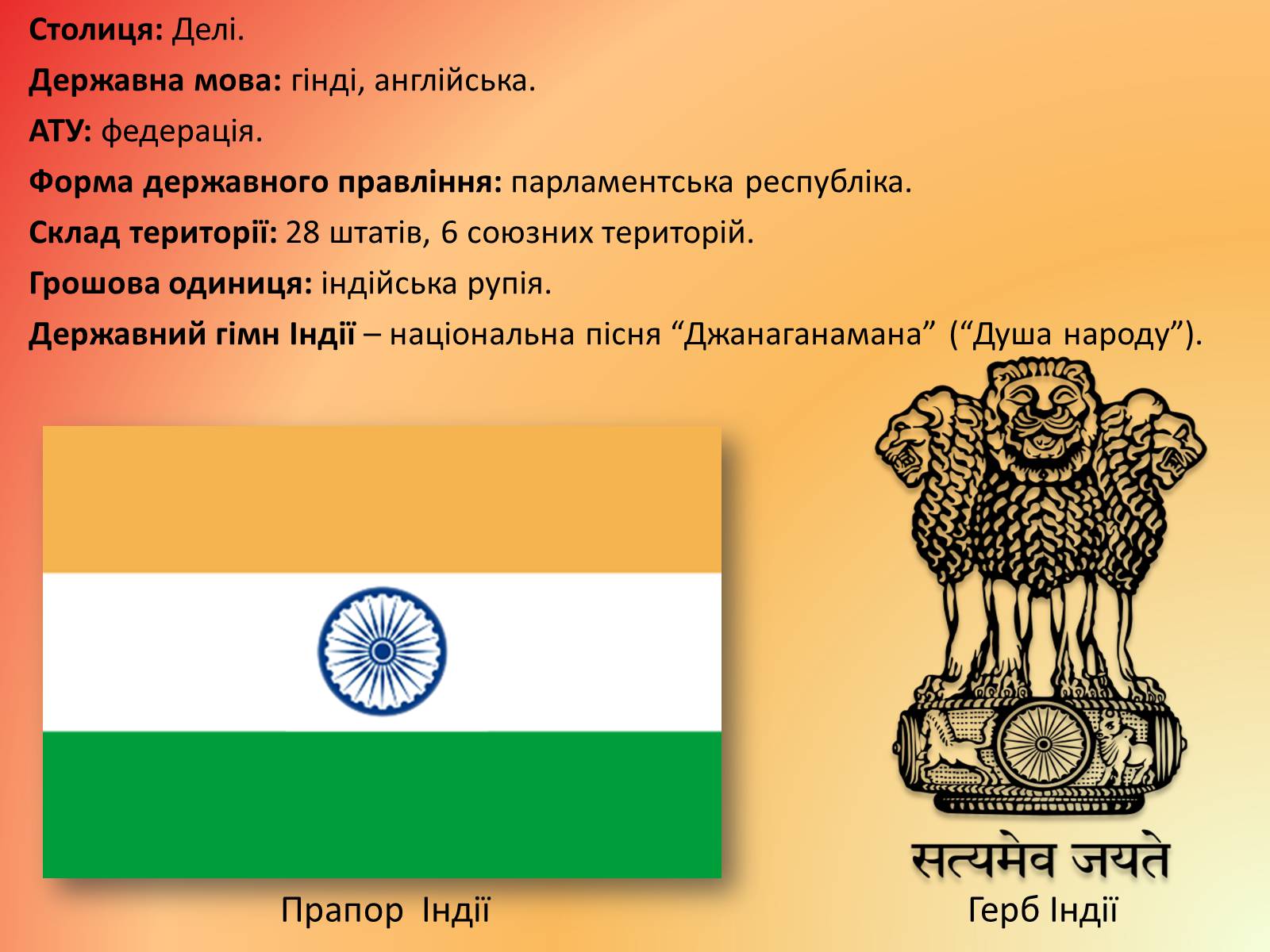 Презентація на тему «Республіка Індія» (варіант 1) - Слайд #2