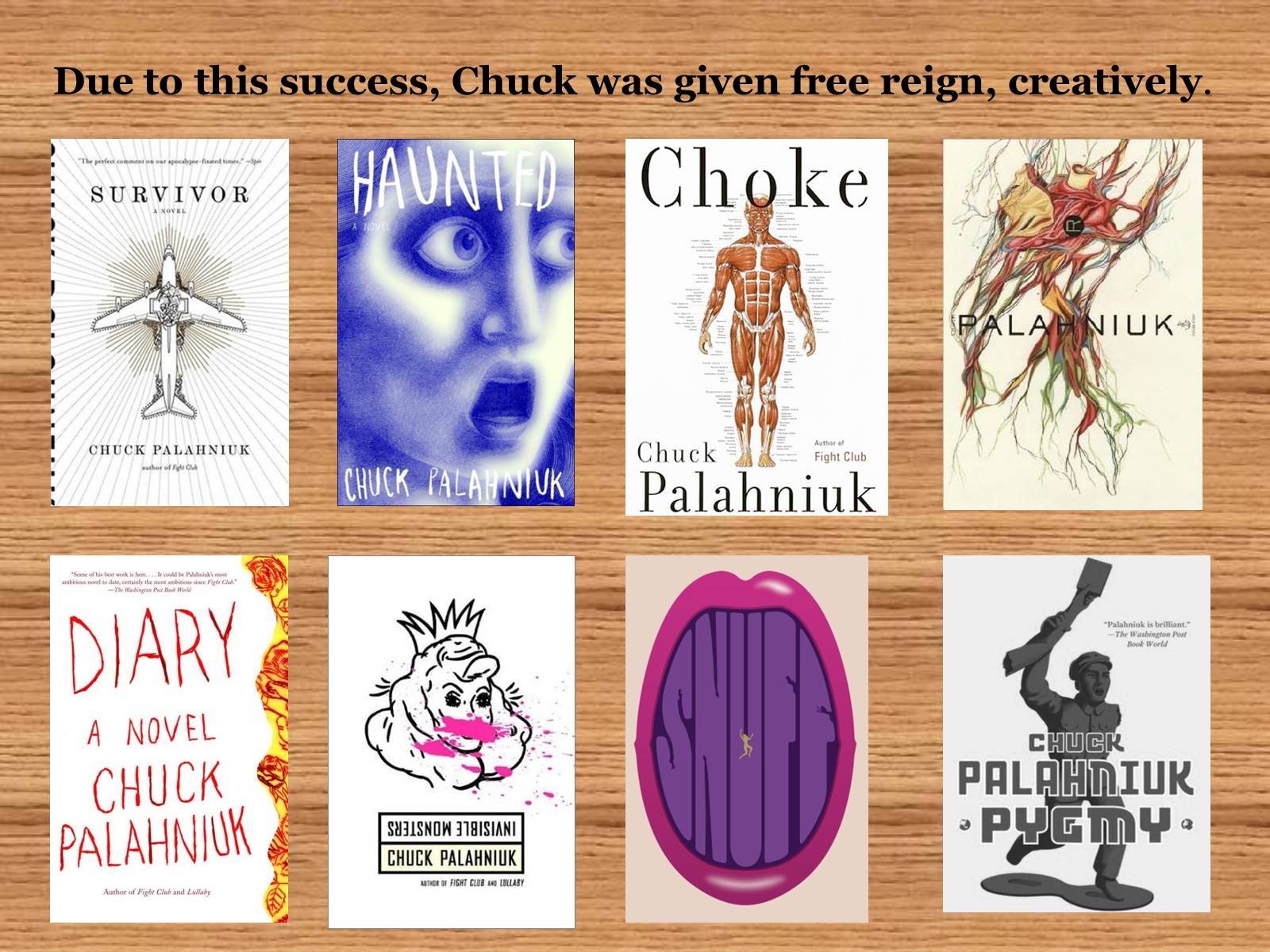 Презентація на тему «Charles Michael Palahniuk» - Слайд #7