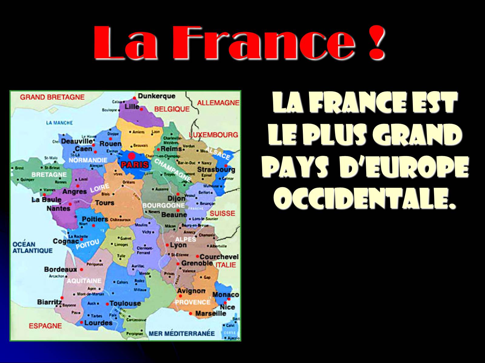 Презентація на тему «La France!» - Слайд #1