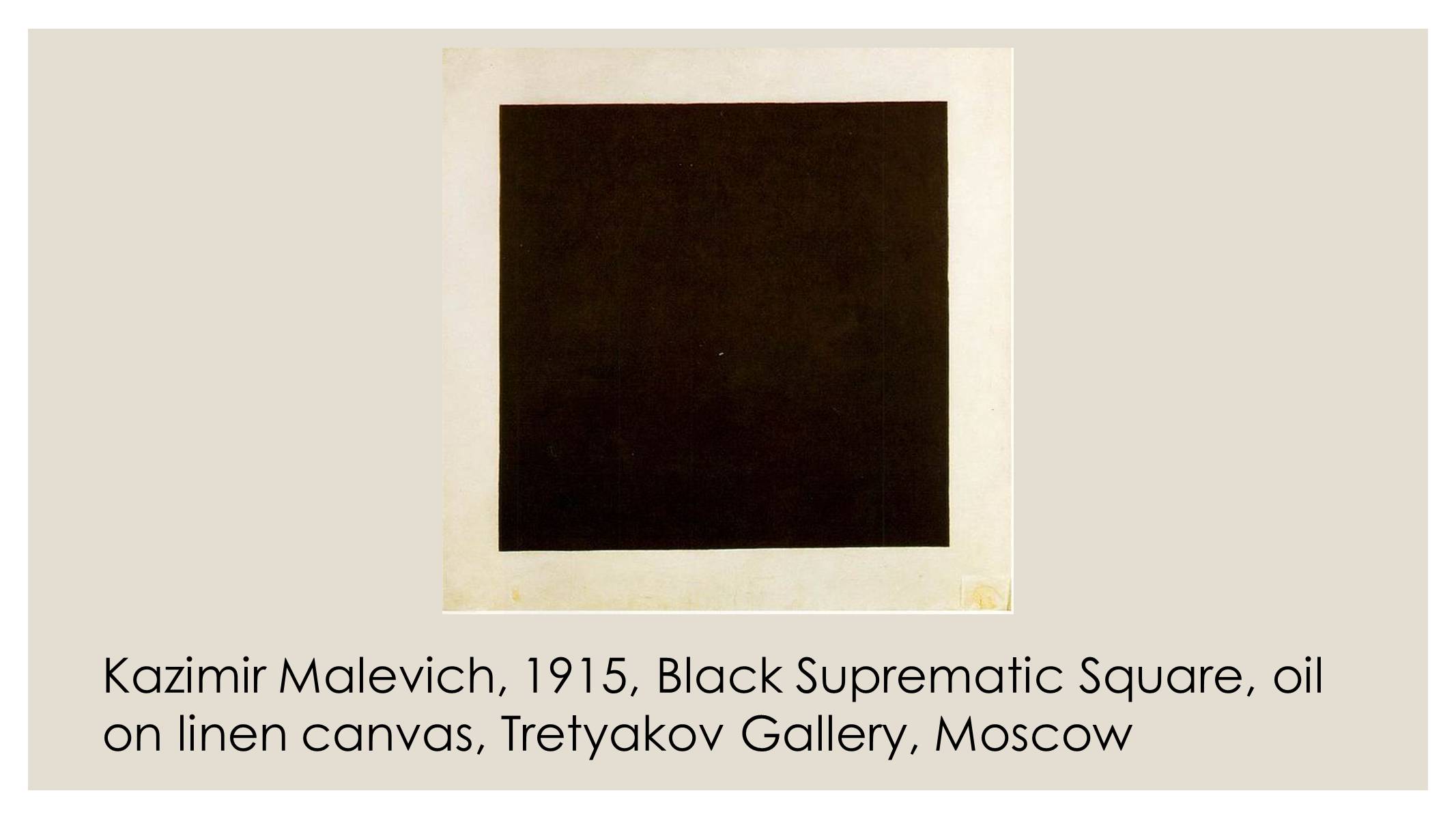 Презентація на тему «Black Square Kazimir Malevich» - Слайд #3