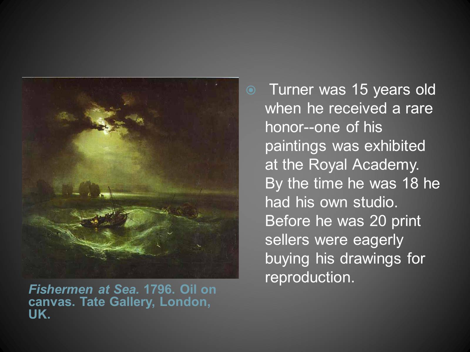 Презентація на тему «William Turner» (варіант 2) - Слайд #3