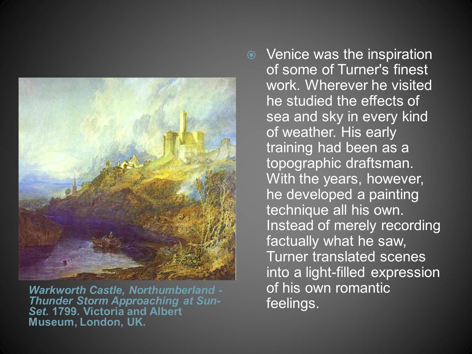 Презентація на тему «William Turner» (варіант 2) - Слайд #4