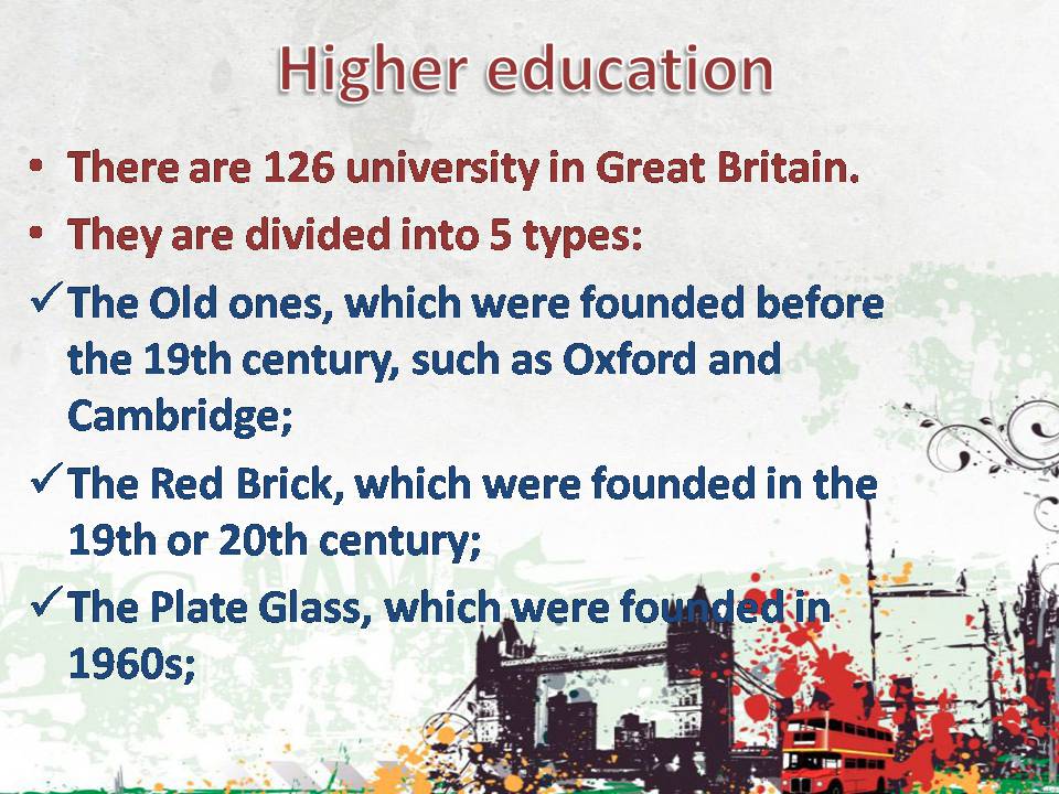 Презентація на тему «Education in Great Britain» (варіант 6) - Слайд #8