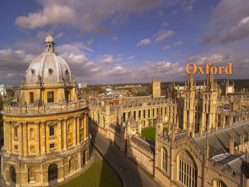 Презентація на тему «Oxford» (варіант 3) - Слайд #1