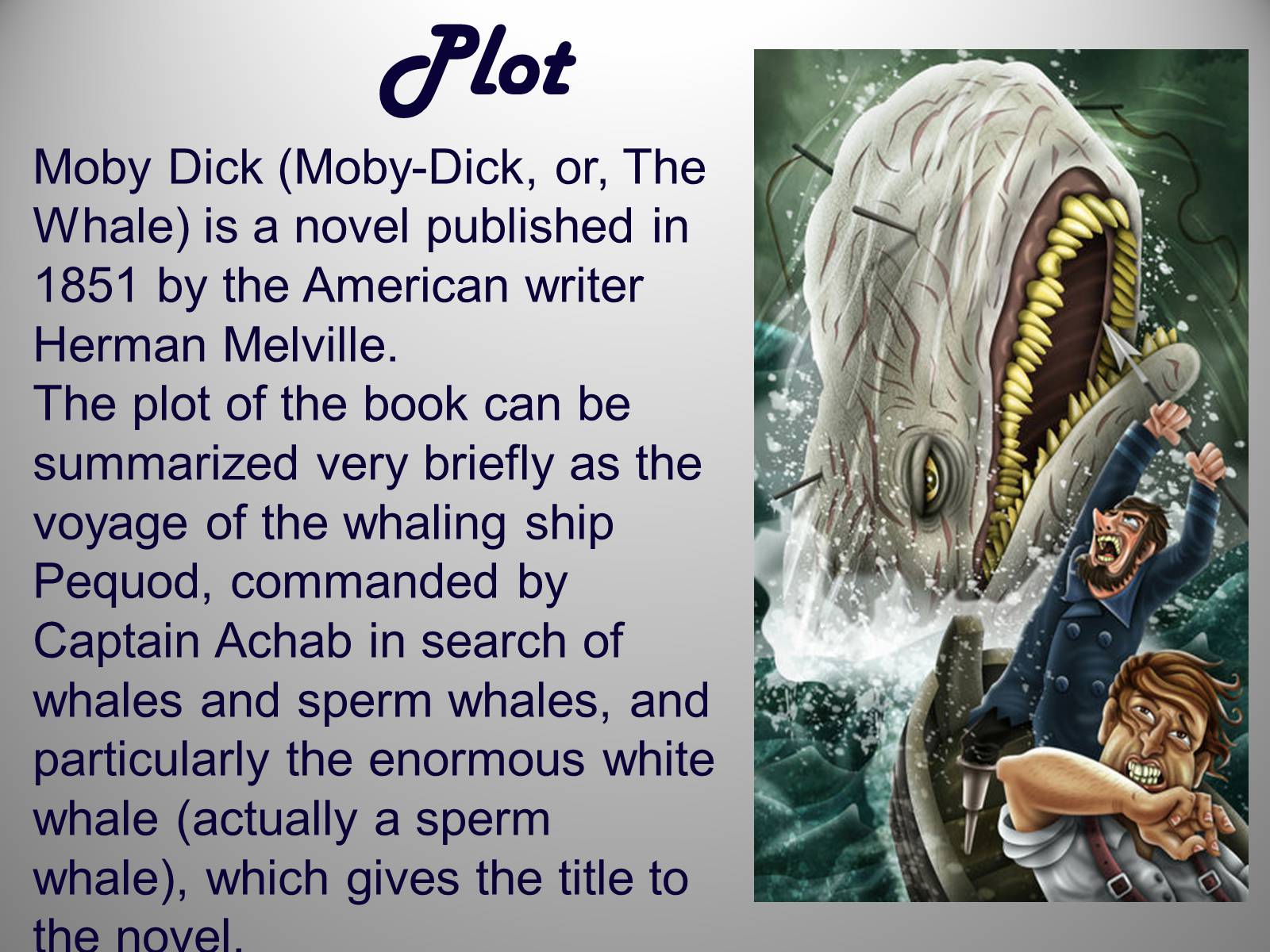 Waws moby dick a naritive