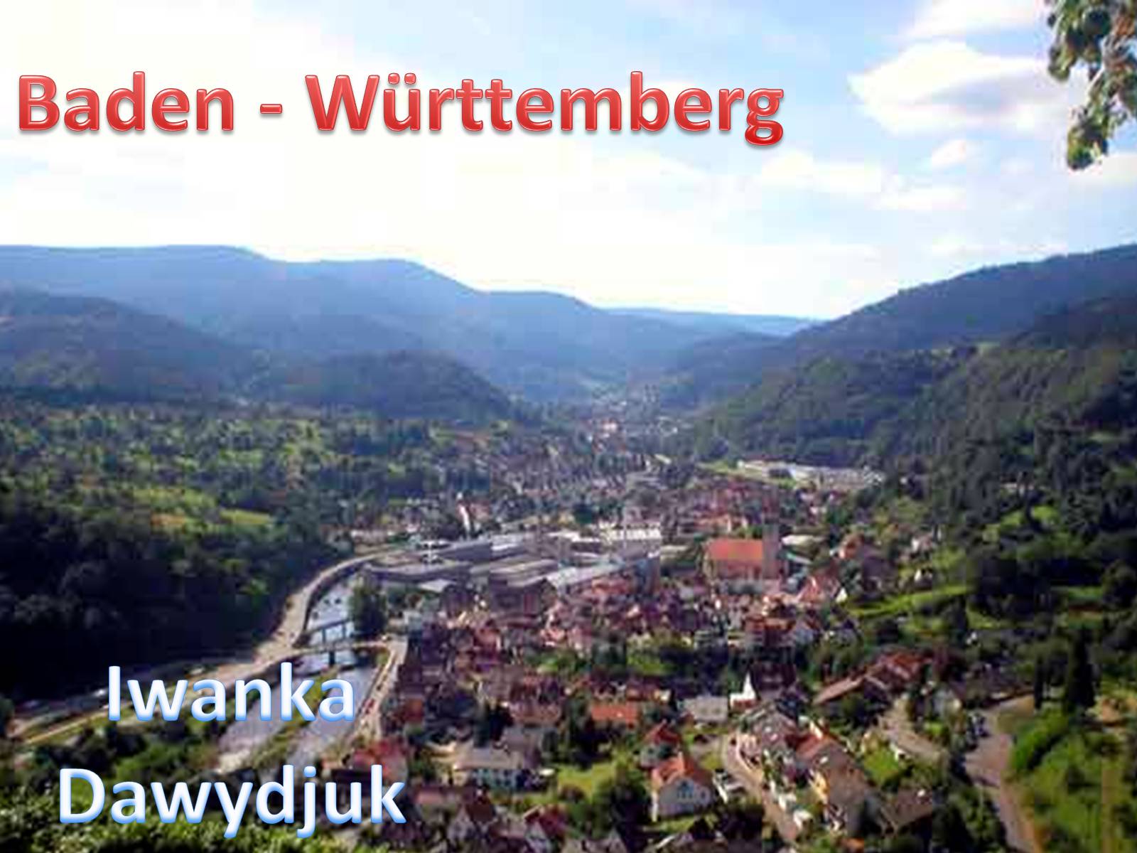 Презентація на тему «Baden — Wurttemberg» - Слайд #1