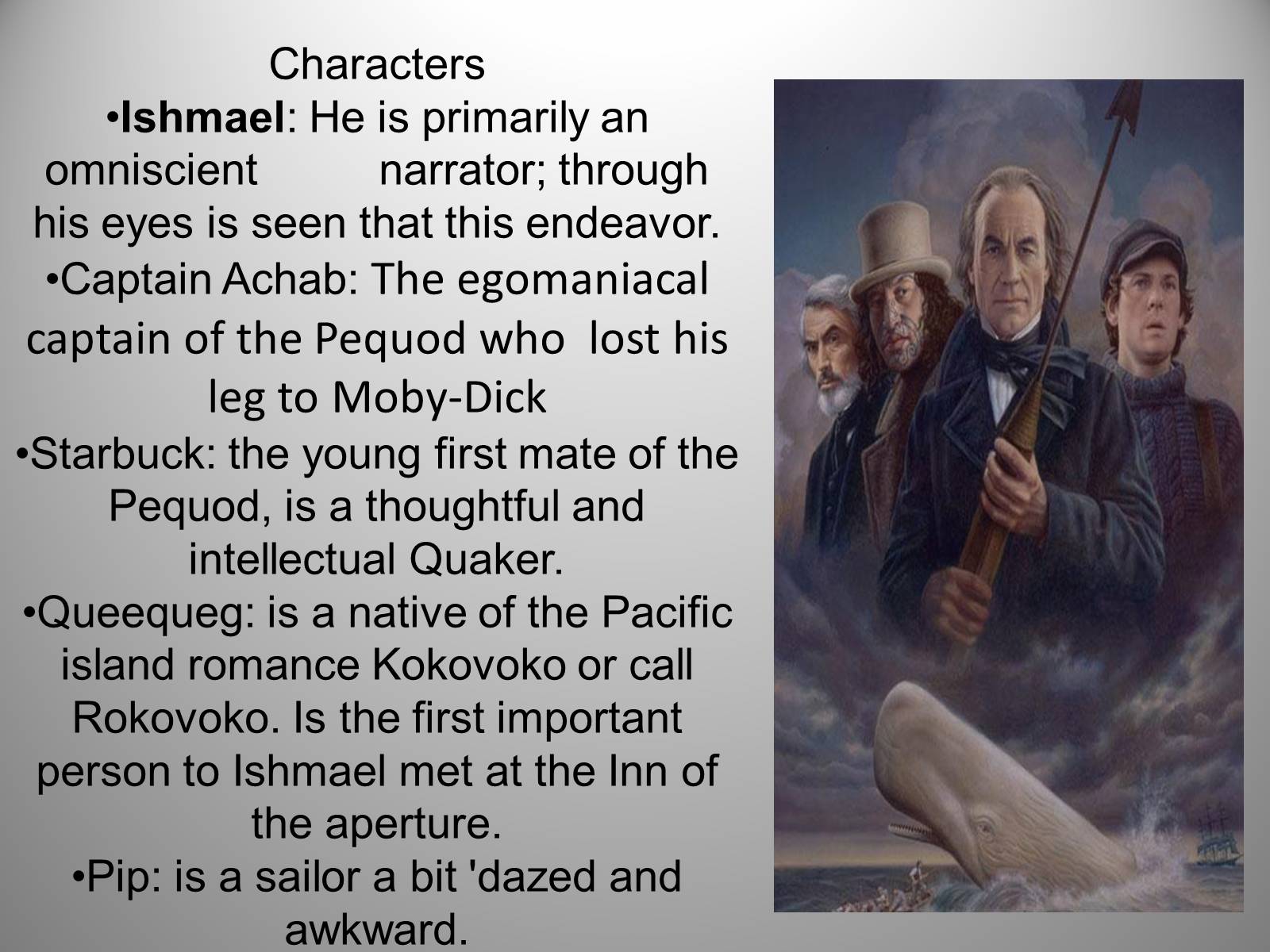 Who is the narrator of moby dick