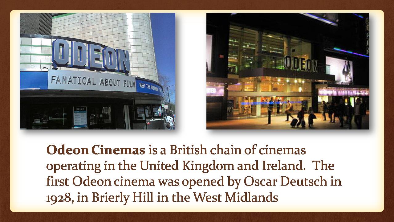 Презентація на тему «The most popular cinemas and theatres» - Слайд #4