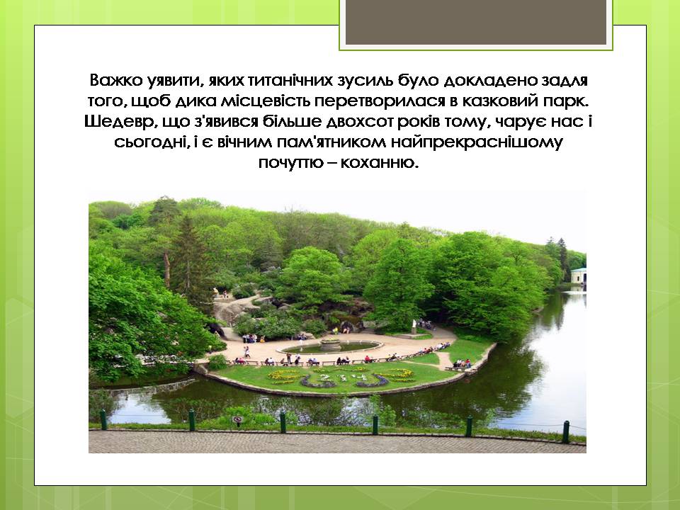 Презентація на тему «Дендрологічний парк “ Софіївка “» - Слайд #12