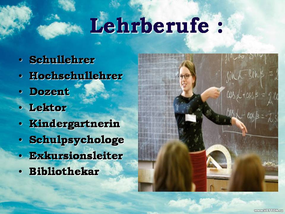 Презентація на тему «Die Berufswahl» (варіант 2) - Слайд #10