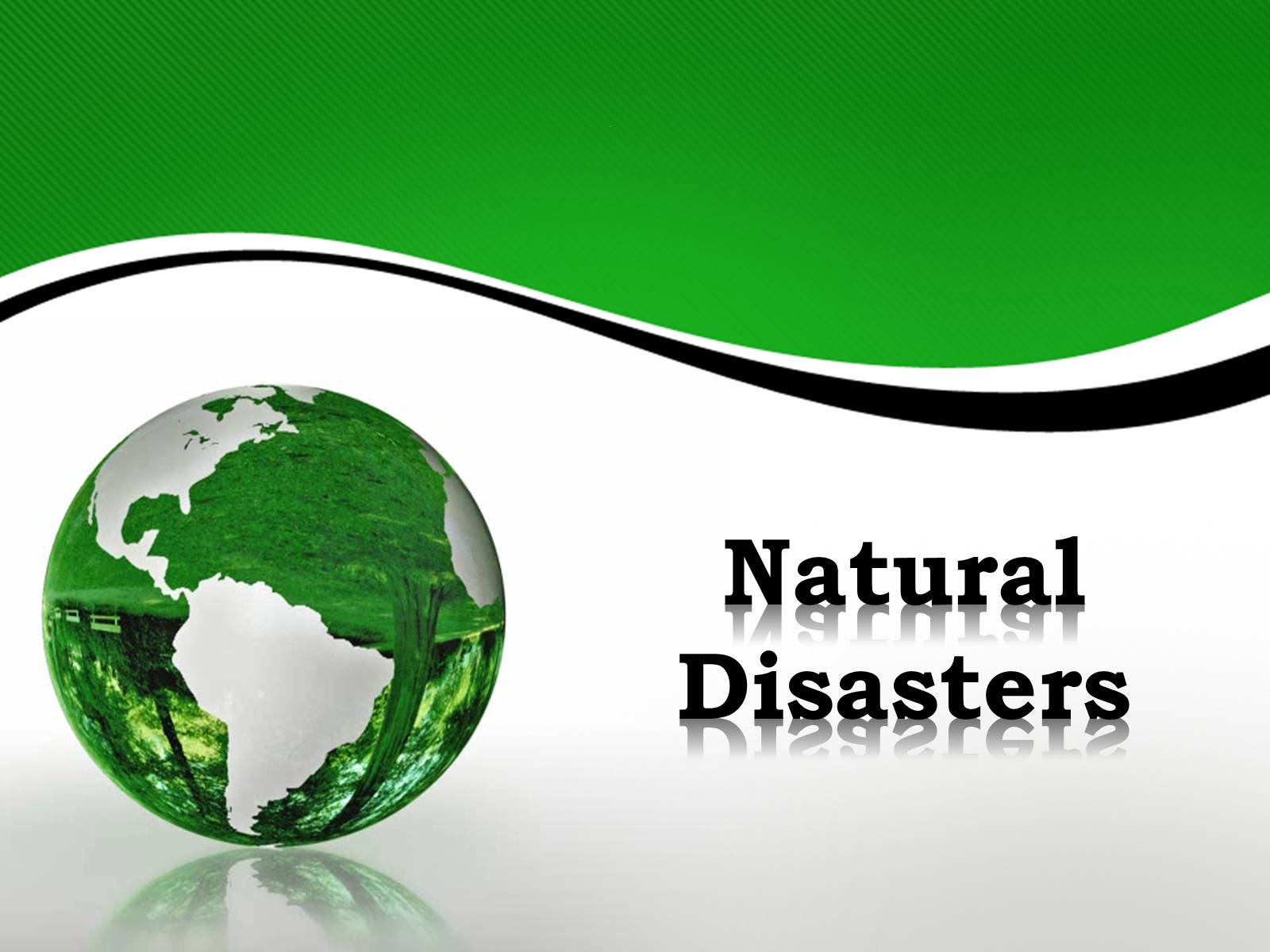Презентація на тему «Natural Disasters» (варіант 1)