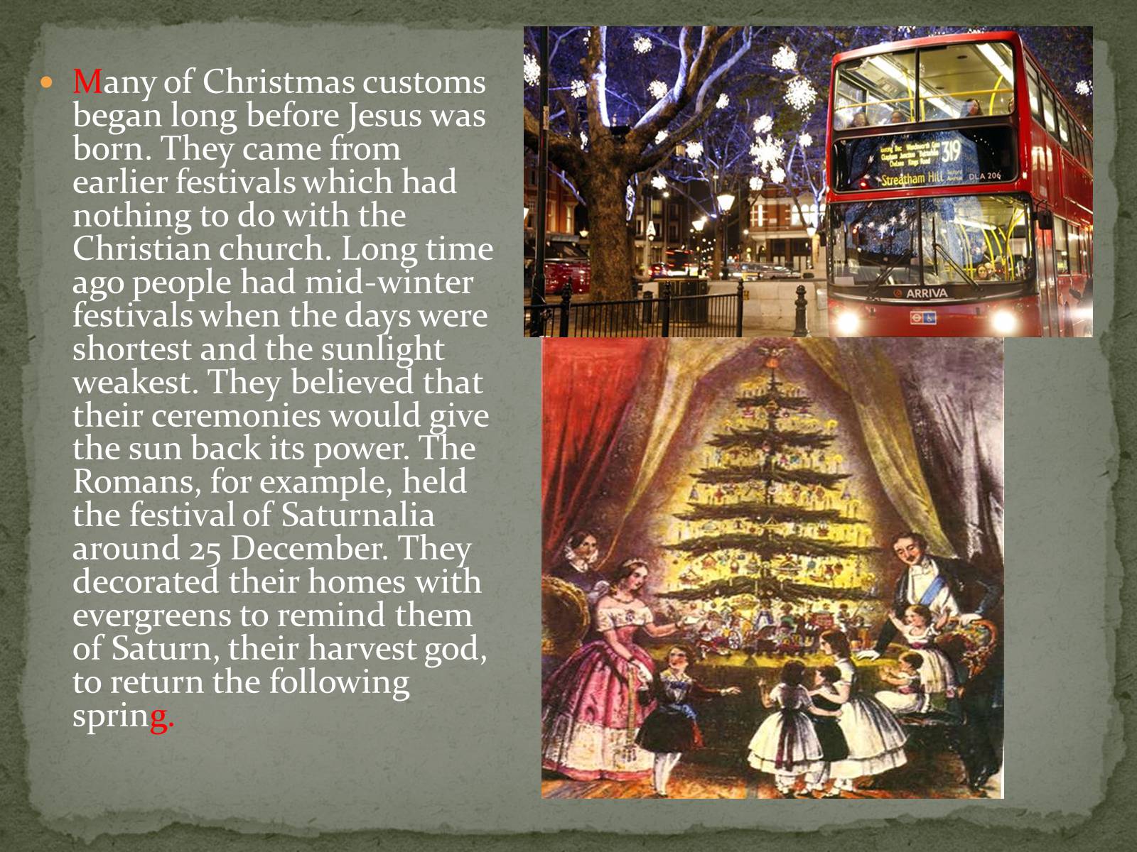 Презентація на тему «Christmas traditions in England» - Слайд #4