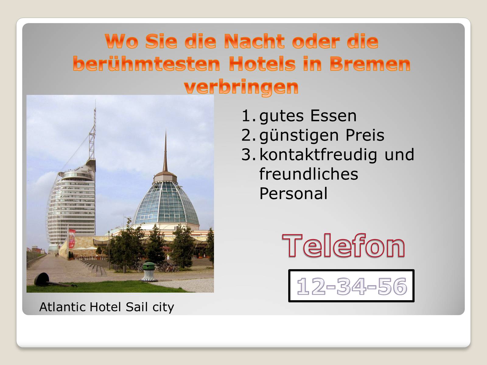 Презентація на тему «Interessante Tour durch Deutschland» - Слайд #7