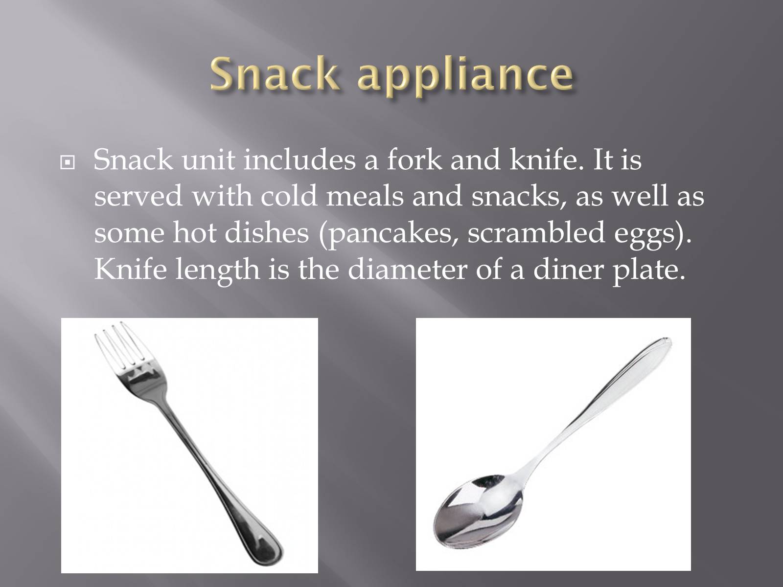 Презентація на тему «Cutlery sets» - Слайд #2