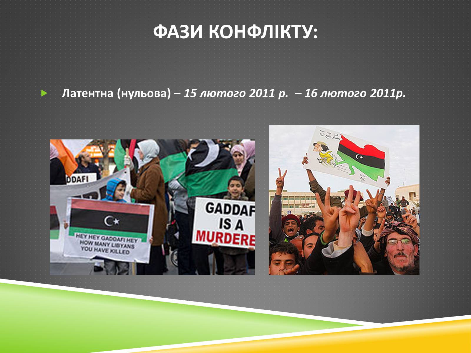 Презентація на тему «Міжнародний військовий конфлікт у Лівії» - Слайд #9