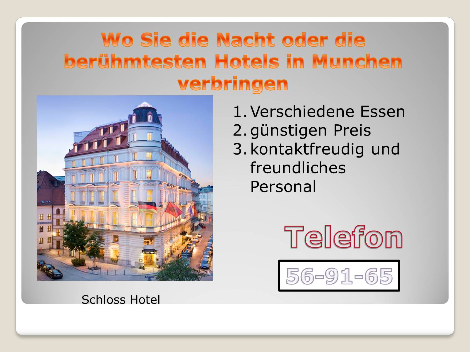 Презентація на тему «Interessante Tour durch Deutschland» - Слайд #27