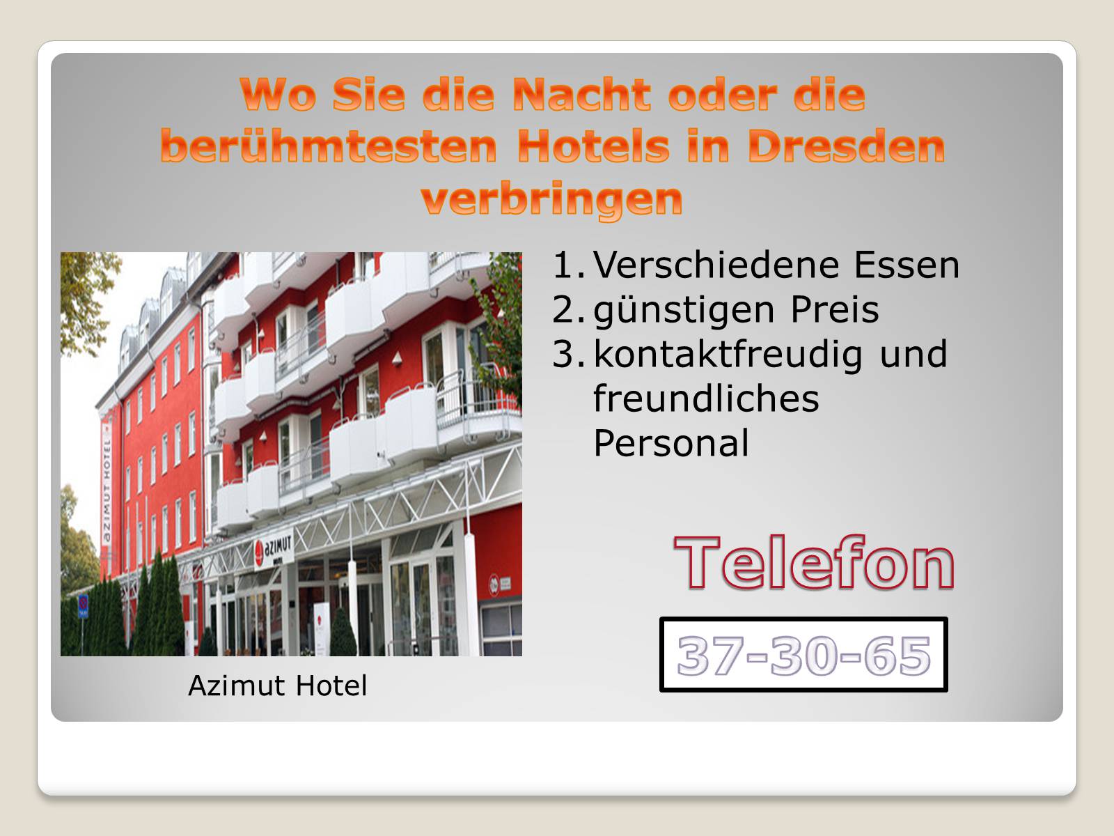 Презентація на тему «Interessante Tour durch Deutschland» - Слайд #42