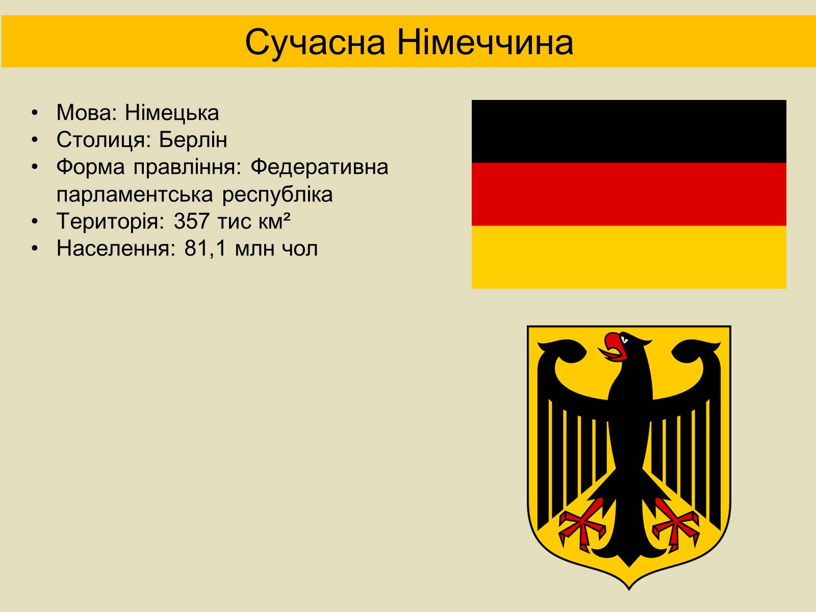 Презентація на тему «Німеччина» (варіант 19) - Слайд #13