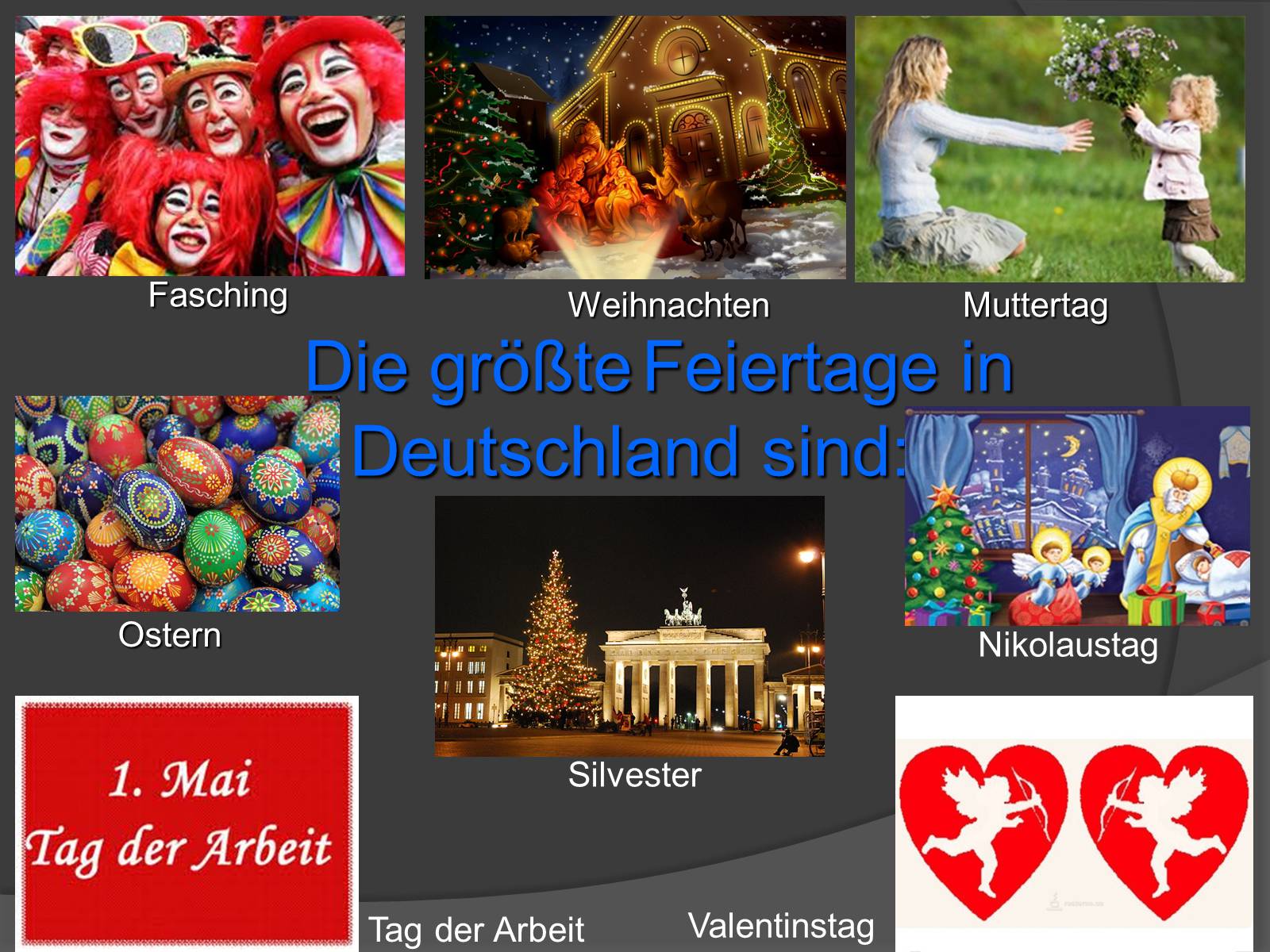 Презентація на тему «Feste und Feiertage in Deutschland» - Слайд #2