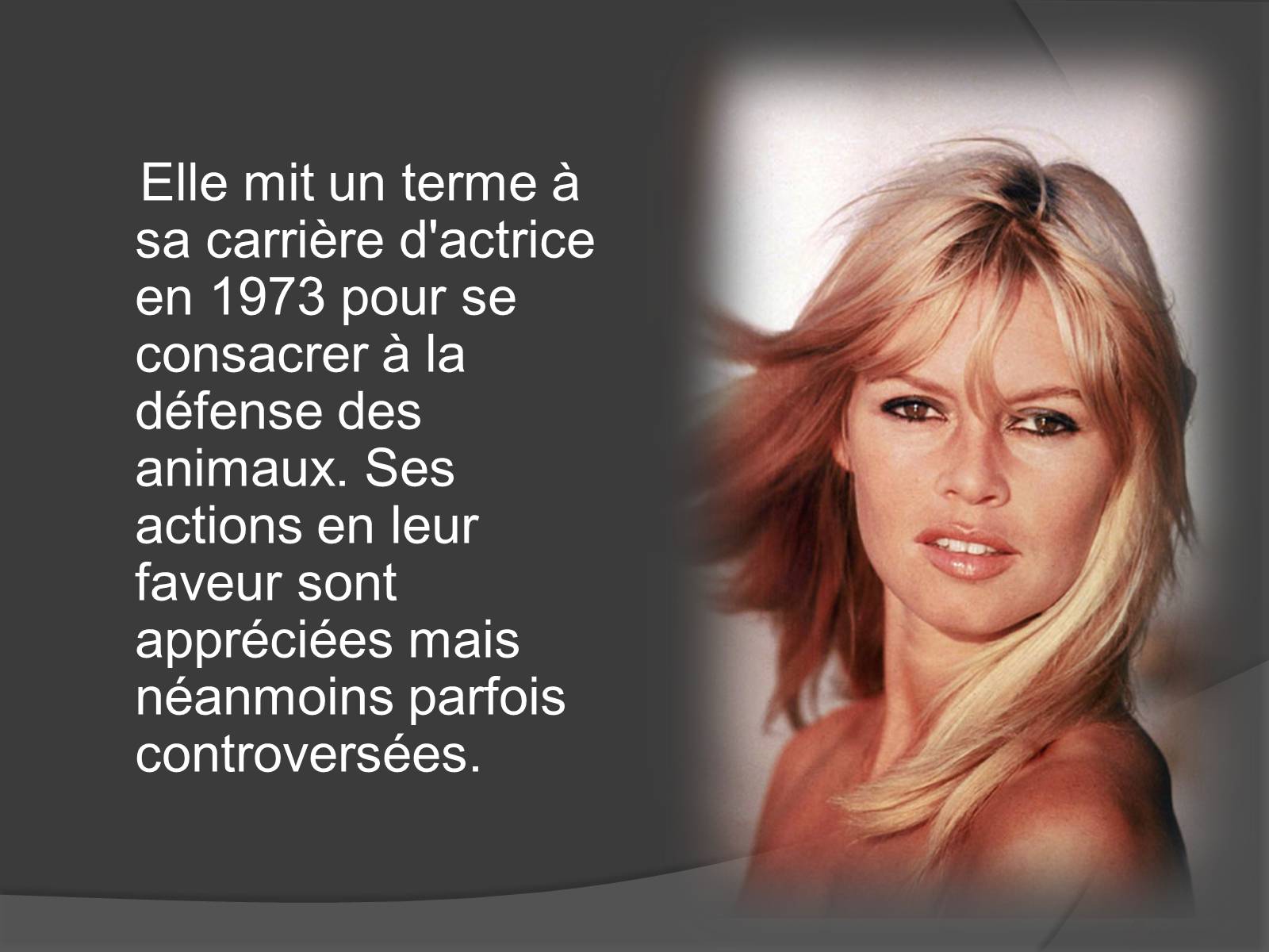Презентація на тему «Brigitte Bardot» - Слайд #6
