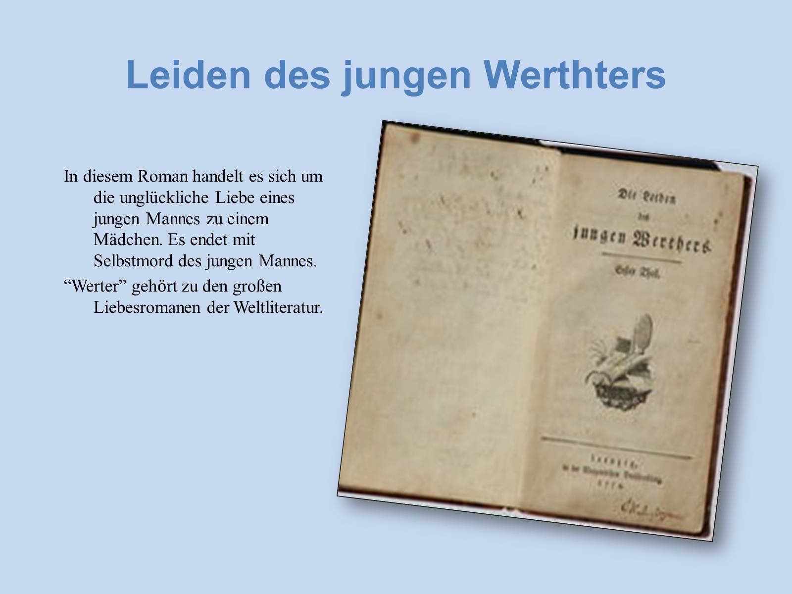 Презентація на тему «Johann Wolfgang von Goethe» (варіант 4) - Слайд #8