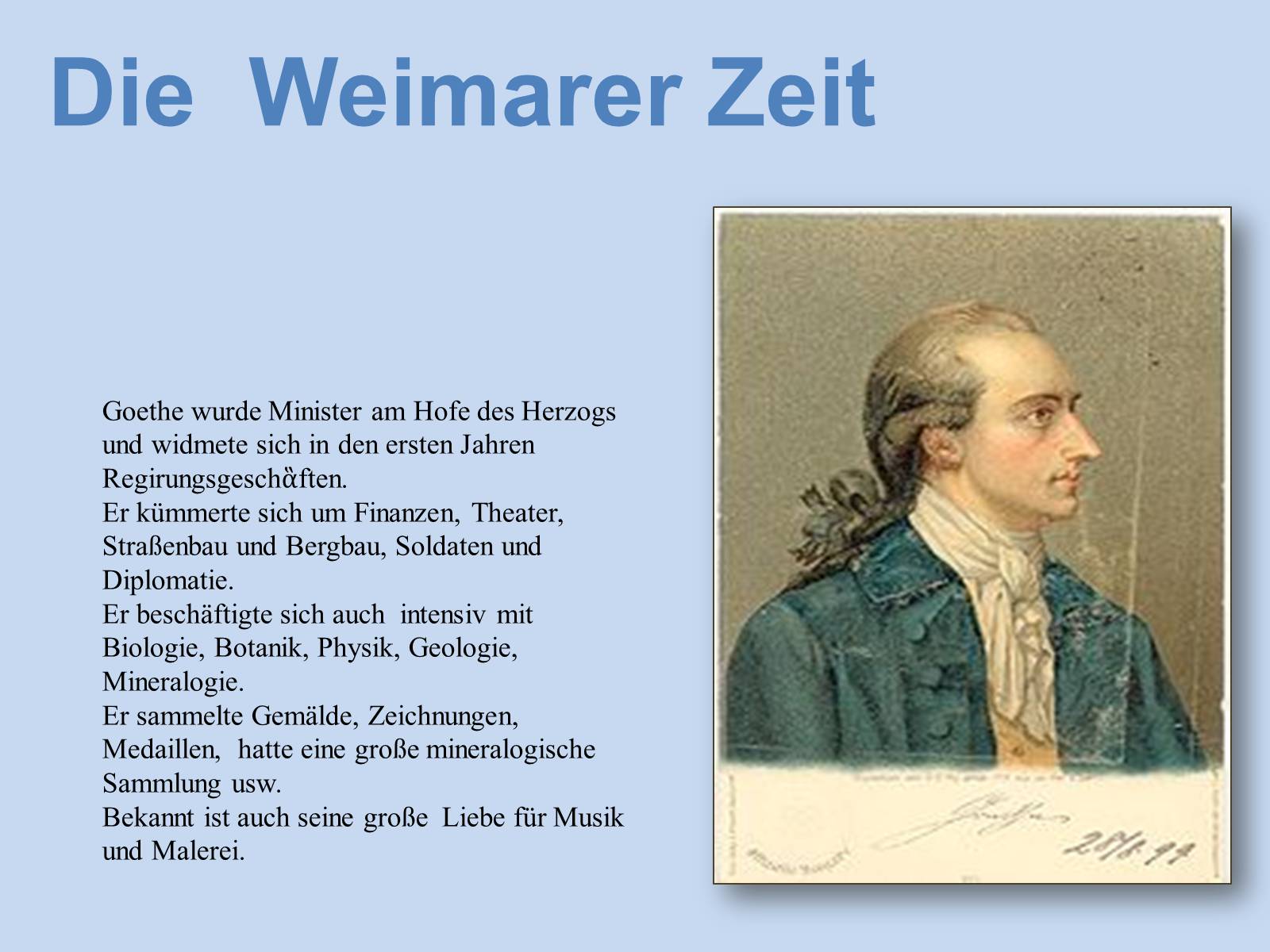 Презентація на тему «Johann Wolfgang von Goethe» (варіант 4) - Слайд #10
