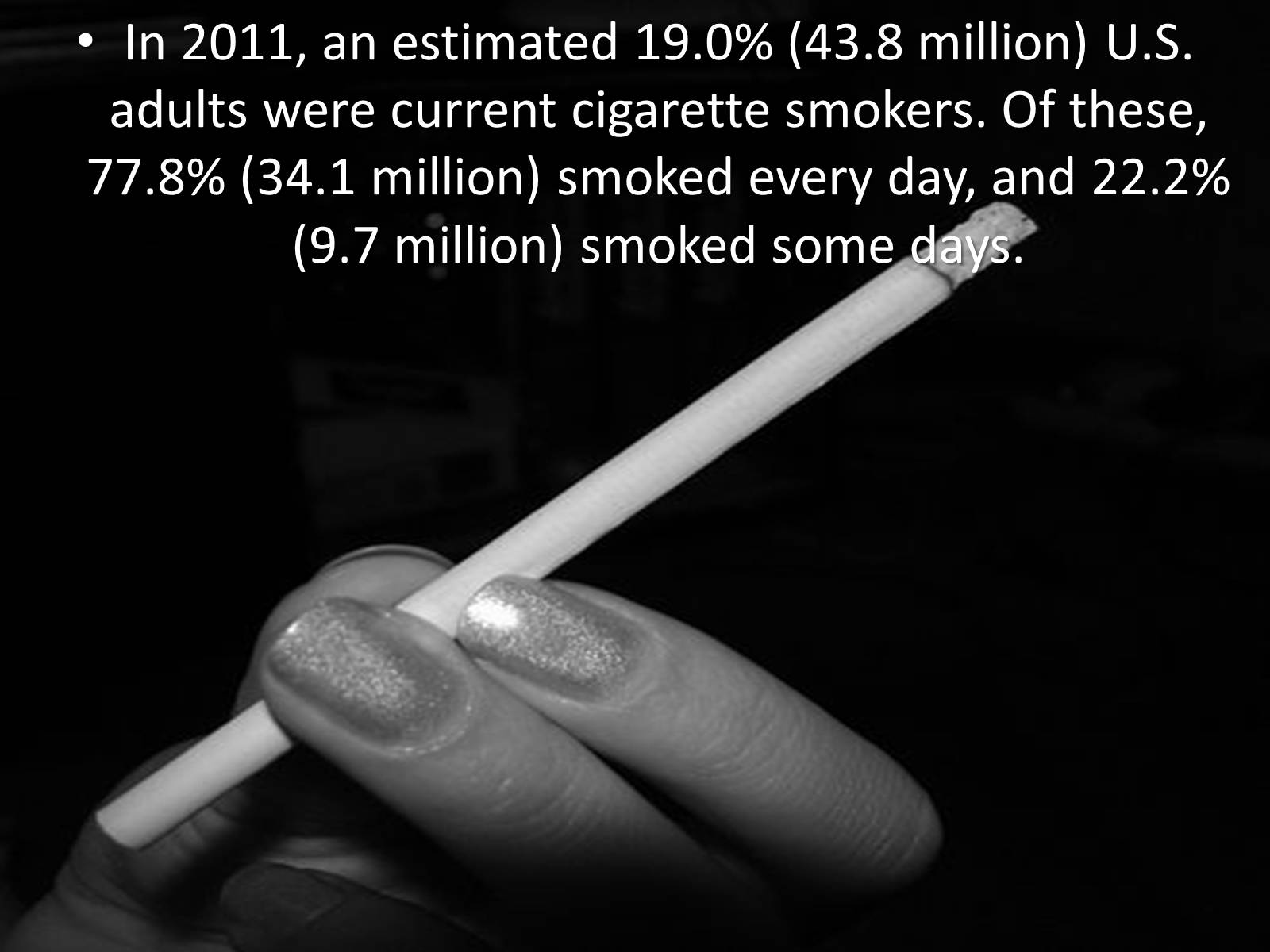 Презентація на тему «Cigarette Smoking in the United States» - Слайд #3